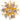 BR Knotspeld BR Daisy set/3st.goudkleurig