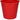 Eimer 7 l mit Henkel Rot